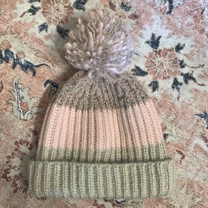 J Crew Winter Pom Hat